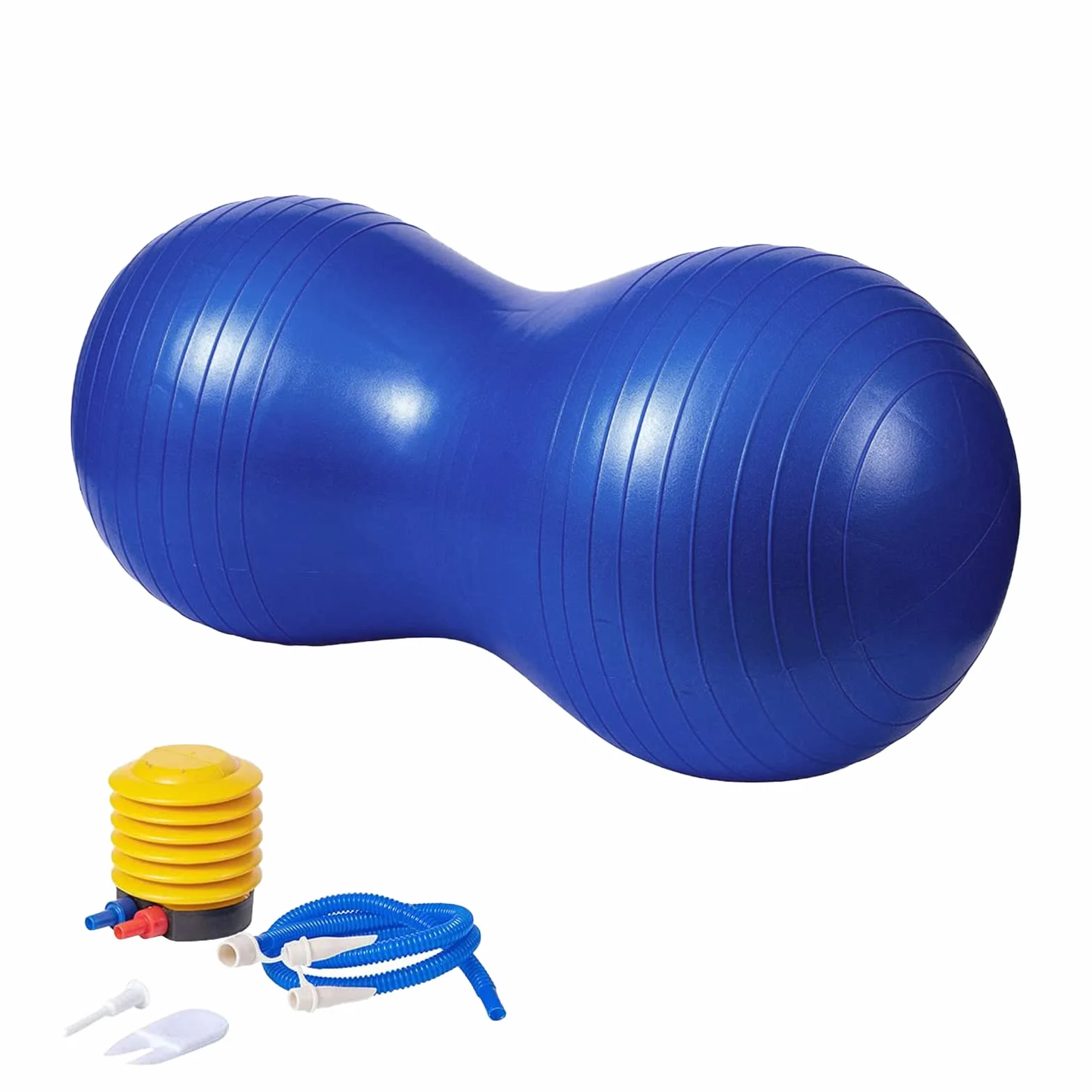 Palla di Arachidi Palla per Esercizi,Palla per Yoga,Palla per Gravidanza,Terapia Fisica,Forza del Core,Fintness in Casa e in Palestra Include Pompa,Viola/Blu/Rosa