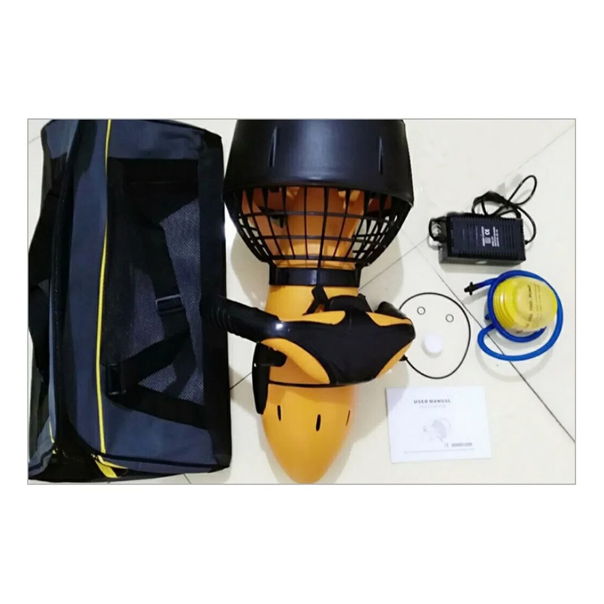 Scooter subacqueo Diving 300W Scooter Elettrico a Doppia velocità for Sport Acquatici Attrezzatura for Sport Acquatici Bici Subacquea Moto d'Acqua per Piscina