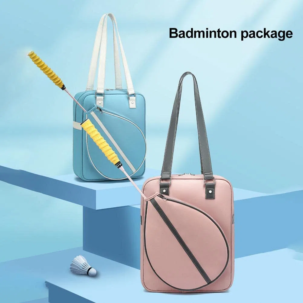 KENANLAN Borse da tennis da donna, borsa da badminton, borsa da badminton, borsa da tennis, borsa a tracolla per uomo e donna, per tenere racchette da tennis, borsa da palestra portatile per sport