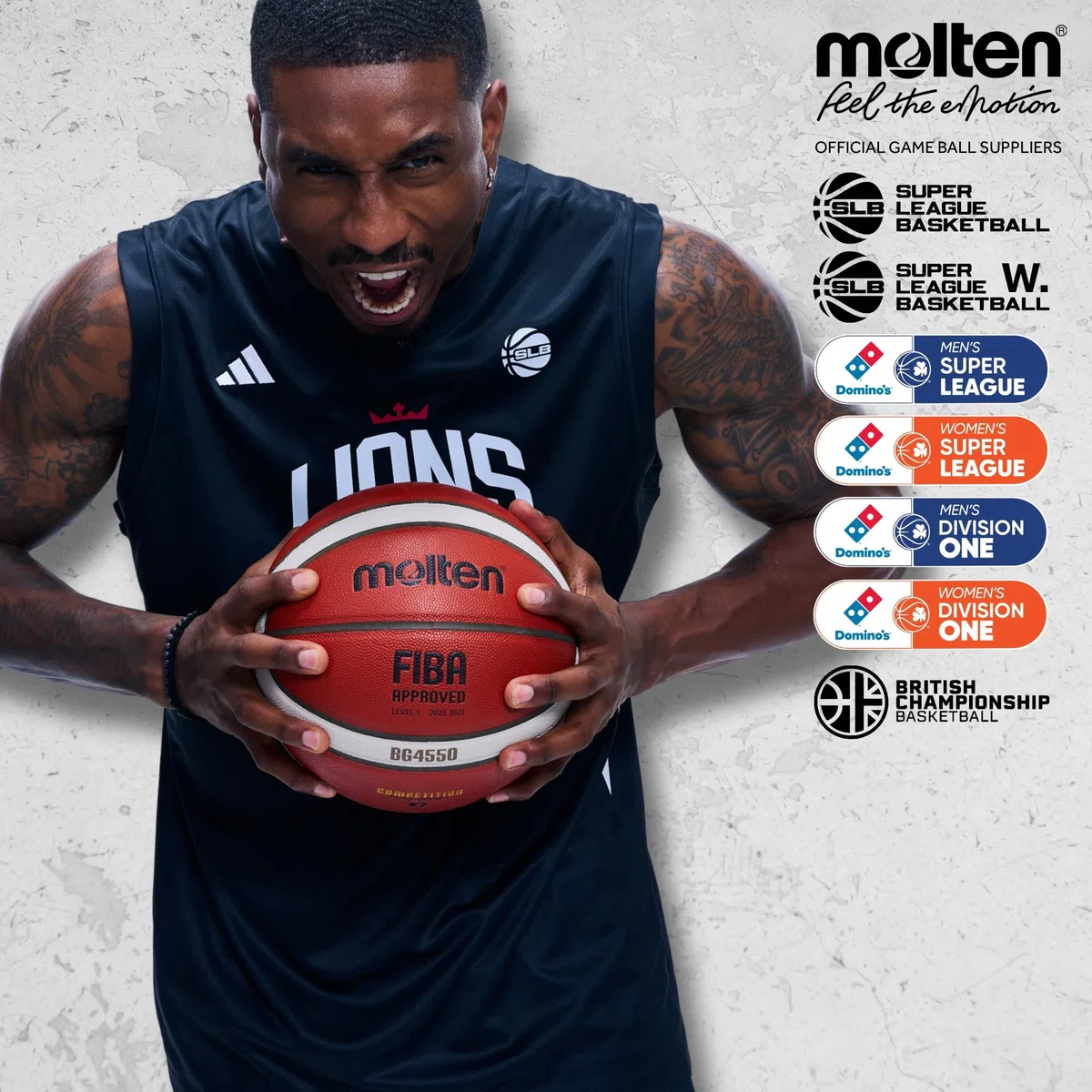 Molten BG3800 Fiba Approved Basketball