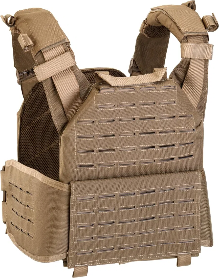 DEFCON 5 Piastra Carrier Storm Sgancio rapido (Coyote) - Uomo - Portatore di piastre - Tattico - Nylon/100%