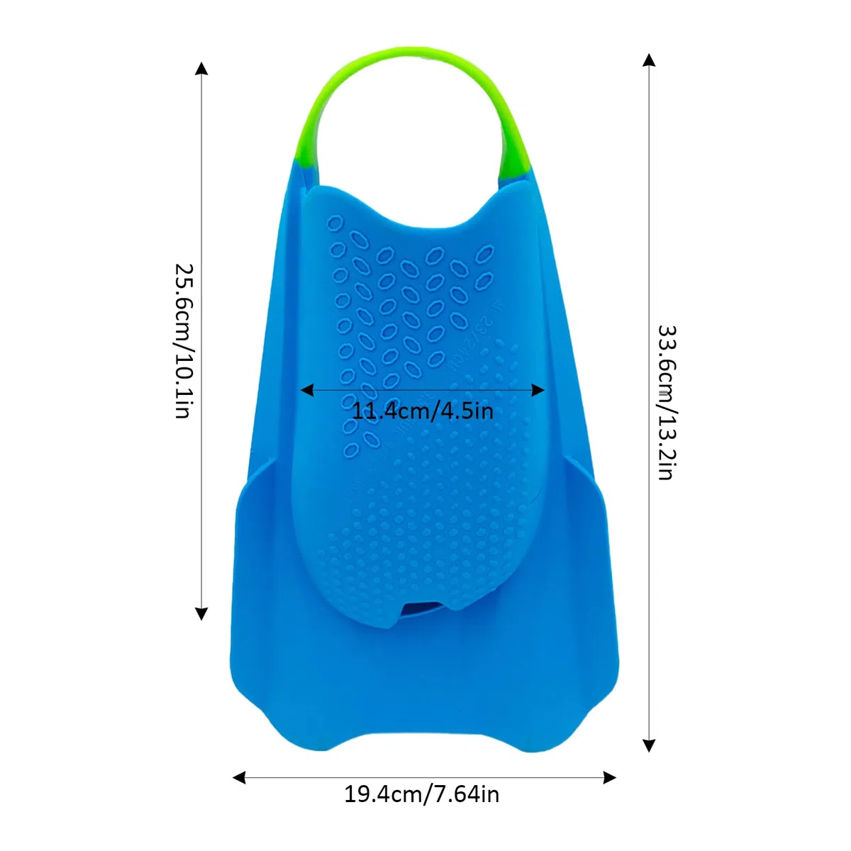 Pinne da nuoto per il nuoto - Pinne in silicone aperte sul tallone - Pinne da nuoto in gomma siliconica - per uomini e donne in piscina in mare immersioni subacquee snorkeling e allenamento di nuoto