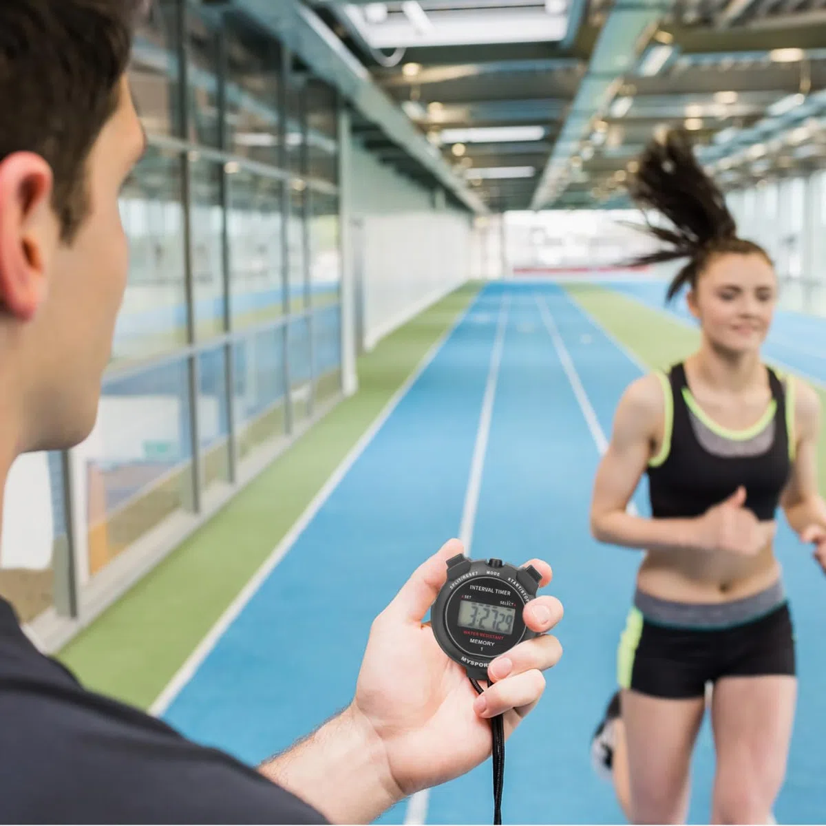 Toddmomy 4 Pezzi Cronometro Multi per Sport Timer Professionale per Corsa e Allenamento Design Ergonomico e Misurazione Intermediaria