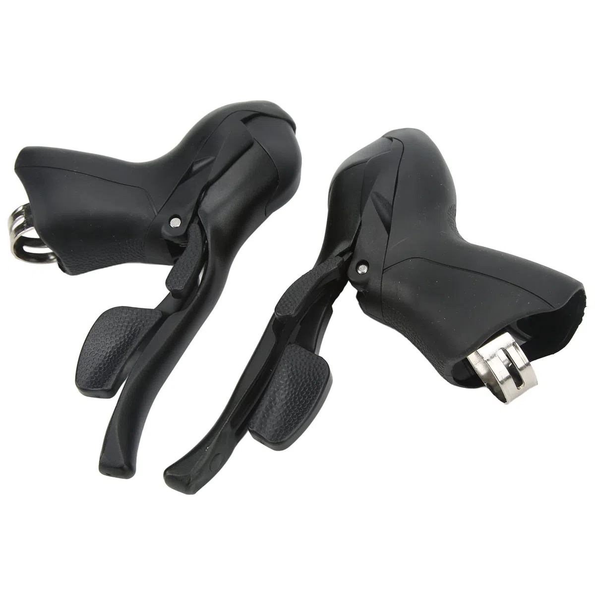 EMUKOEP Set Leve Freno a 7 velocità per Bici da Strada Impugnatura Ergonomica Adatta per la Maggior Parte delle Bici da Strada Lega di Alluminio/PVC