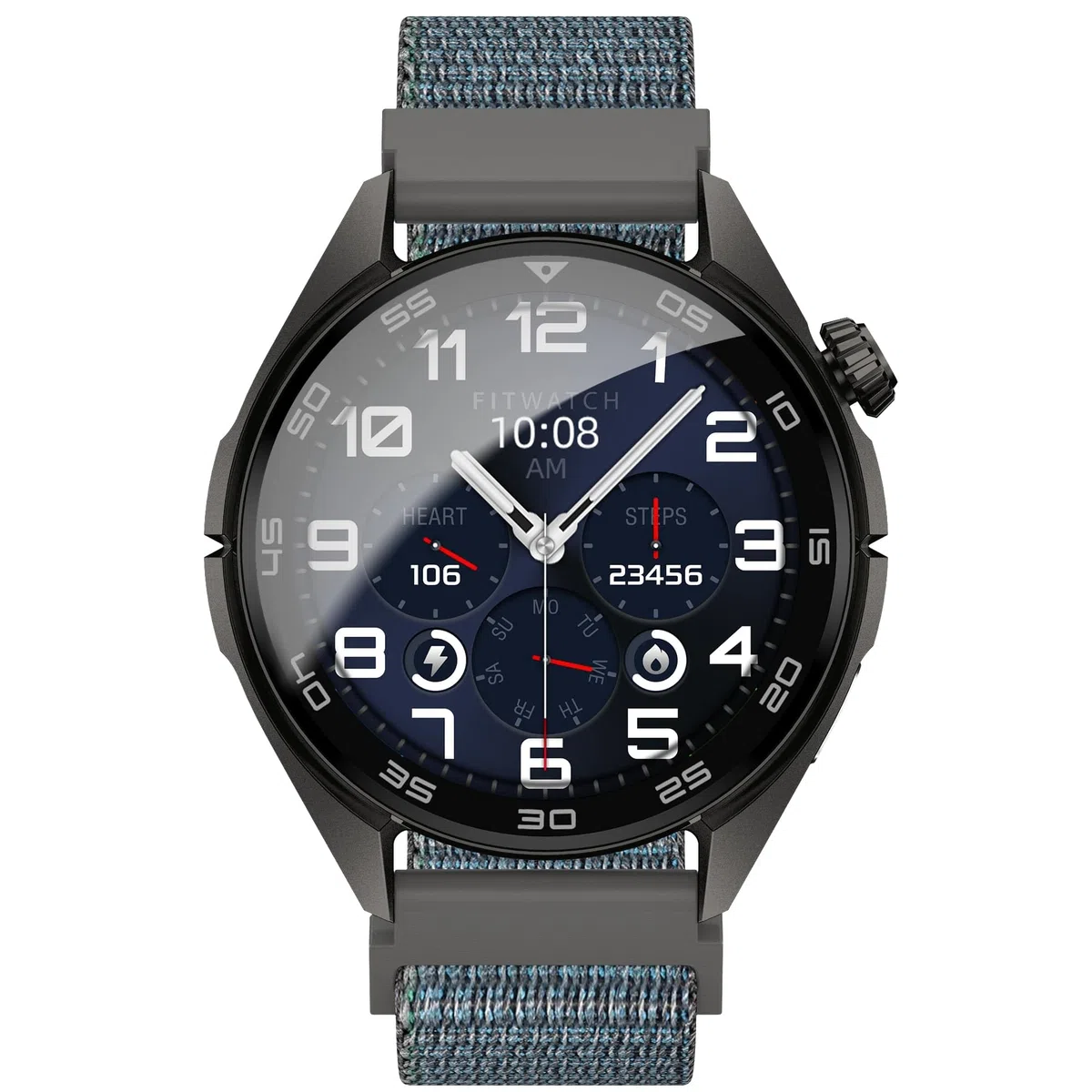 Nilox, Trailpro con GPS Integrato, Smartwatch Donna e Uomo con Monitoraggio Salute, Fitness e Notifiche, Resistente all'Acqua e alla Polvere, Compatibile con Android e iOS