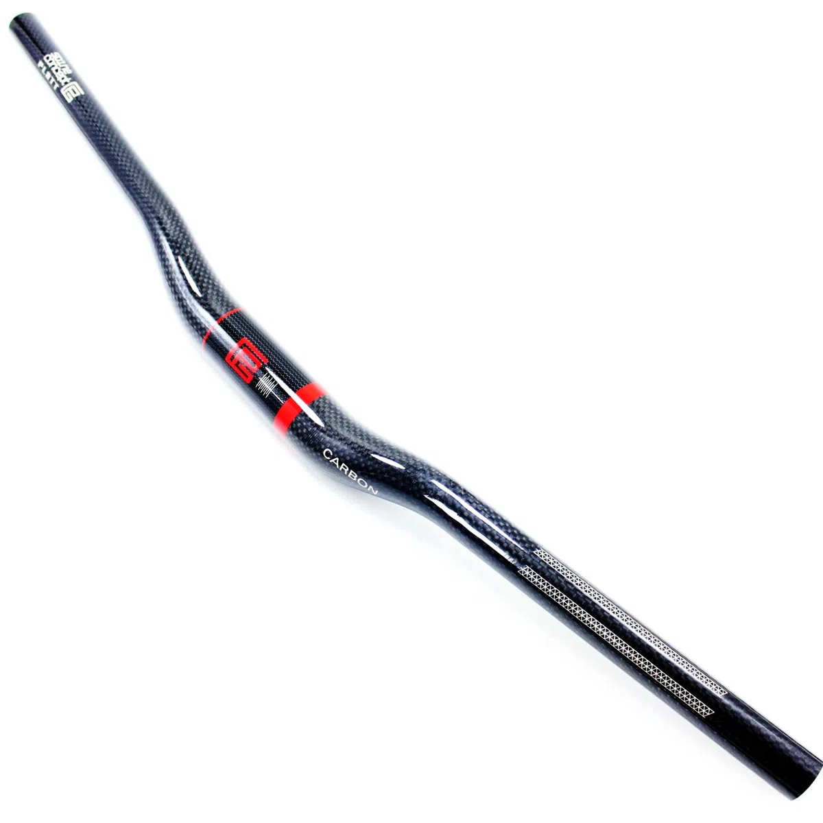 Manubrio Mtb 31,8 mm fibra di carbonio Mtb. Manico in rondine for bici da strada Maniglia a forma di rondine a forma di rondine 3K lucido 580/600/60/640 / 660/680 / 700/660/680/700/720/740 / 760MM