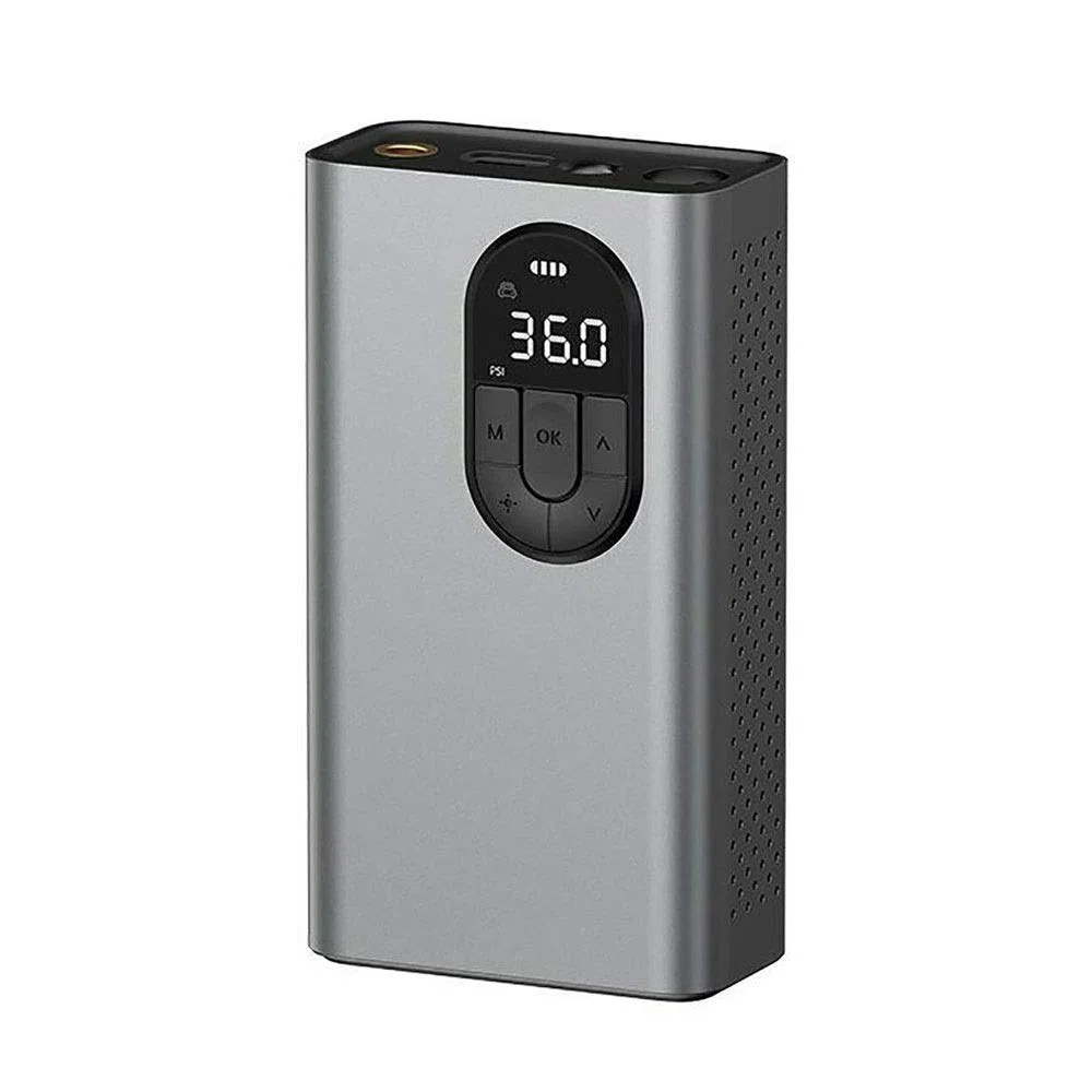 Pompa per biciclette ad aria portatile mini gonfiatore aria cordless pompa elettrica pompa a mano a mano compatta con calibro digitale GUIDATO Batteria leggera e ricaricabile 150 PSI per, bicicle