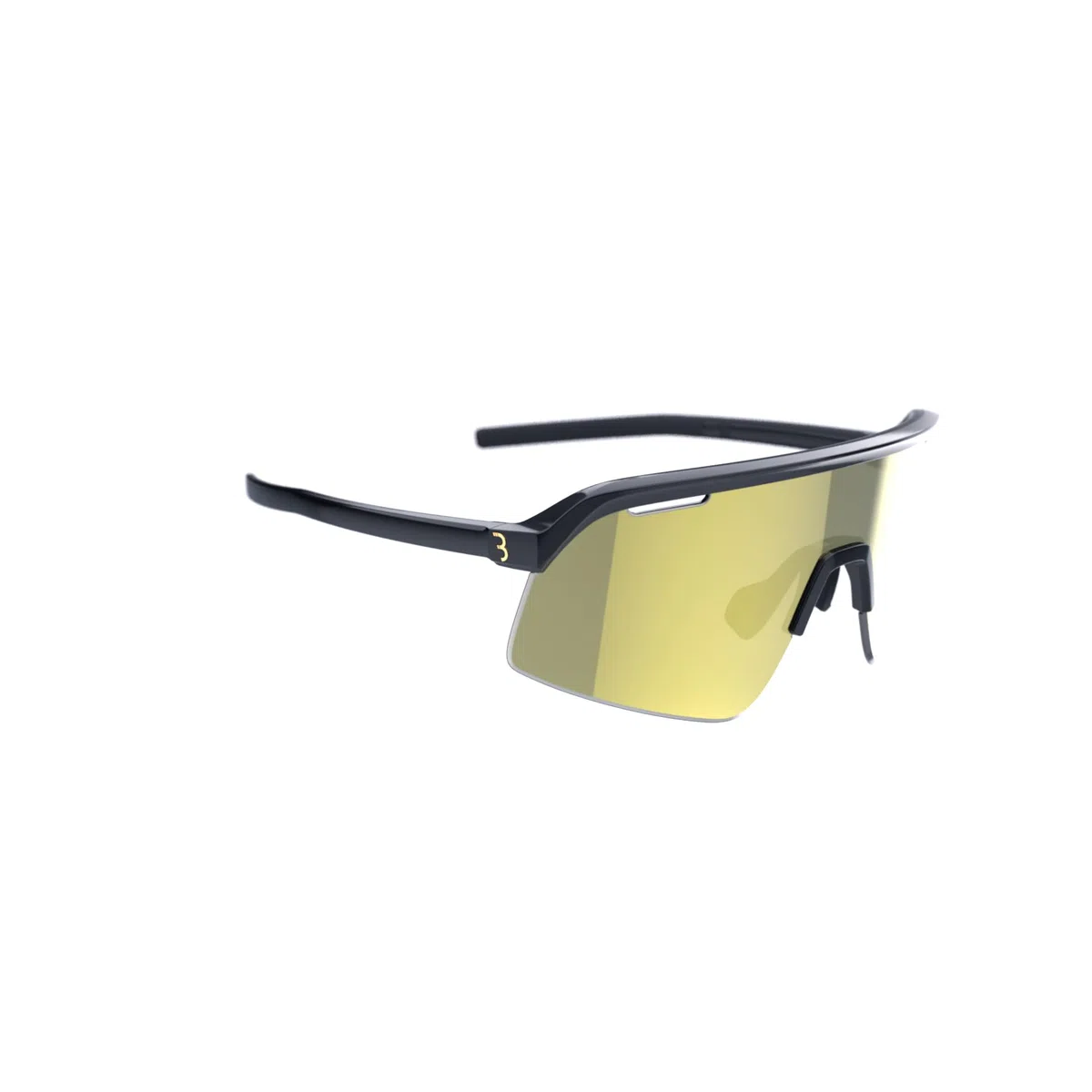 BBB Occhiali da ciclismo fotocromatici ad alto contrasto, occhiali da sole professionali da ciclismo da uomo e donna, protezione UV al 100%, per bici da strada e MTB Valor PH nero lucido BSG-81PH