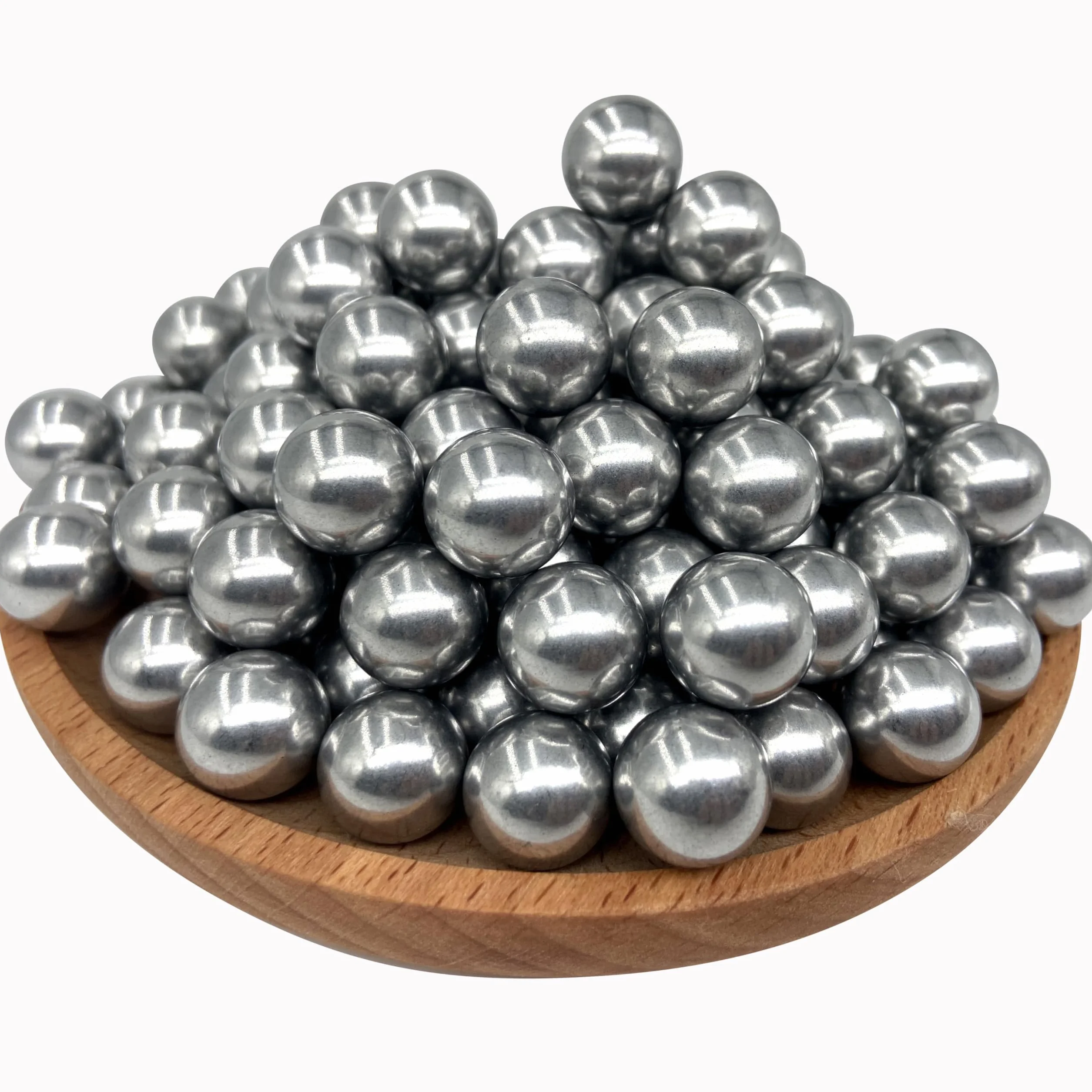 ALIEN PLAY 150 X 50 Cal Aluminum Balls, Hard 50 Cal Ammo Fits for Umarex T4E TR50/HDP50/HDR50, 2.8 Grams Reusable Solid Kinetic Projectiles Self Defense Paintball Balls for Target Practice