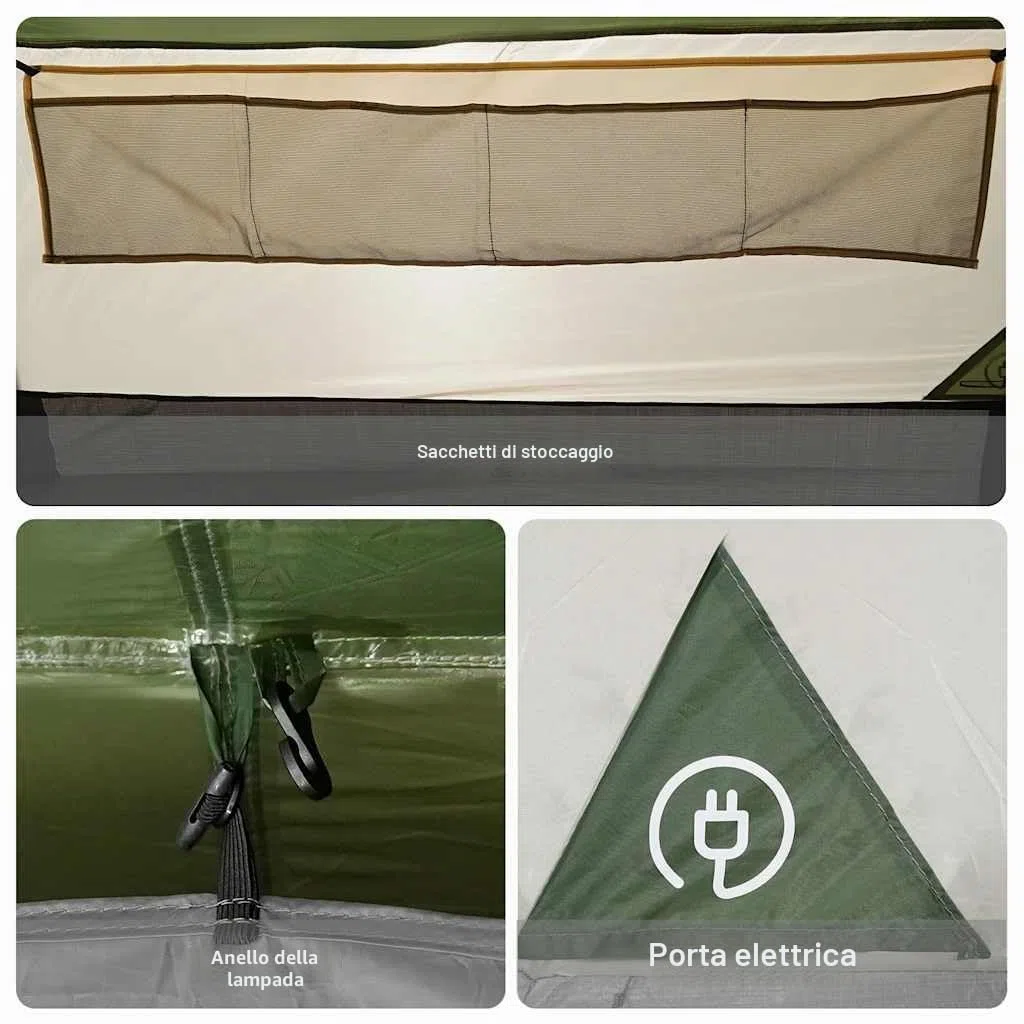 vidaXL Tenda familiare Tende familiari Tenda da Campeggio