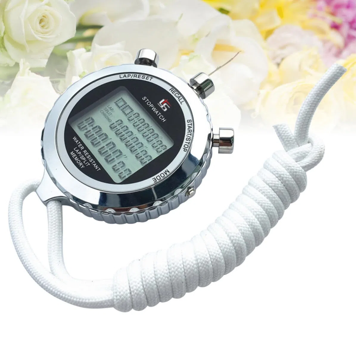Cronometro Digitale Lcd 3 Righe 120 in Acciaio Inox | Timer Elettronico Portatile con Funzione Chronograph, Display Lcd, per Intervallo e Zuppa