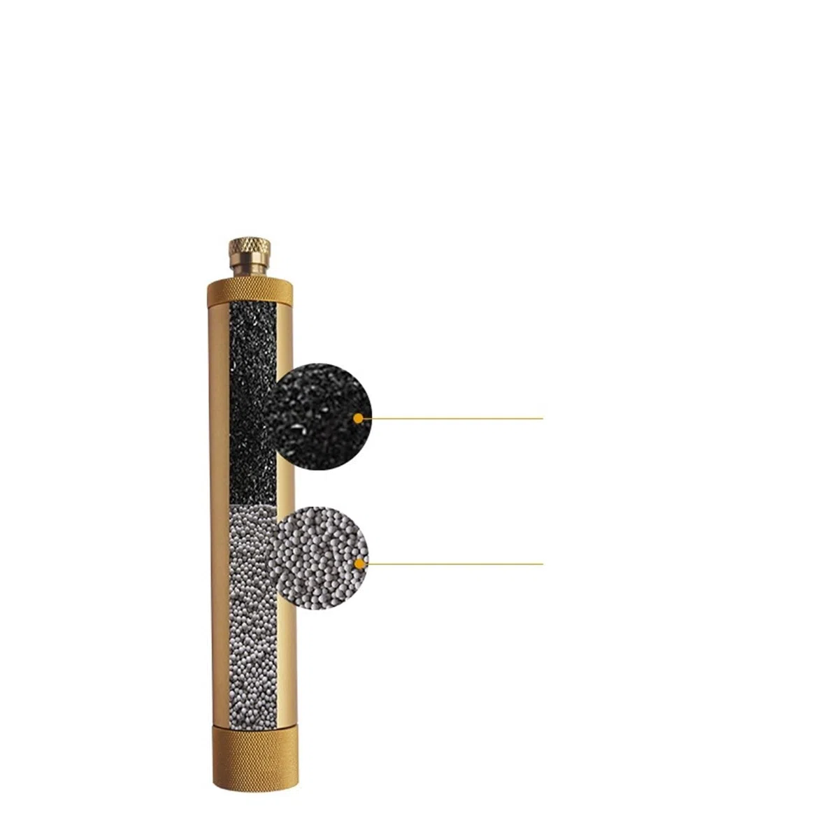 Bombola Subacquea, Separatore Acqua-Olio, Filtro di Separazione A Doppio Strato, Pompa Ad Aria, Alta Pressione, Dedicata,per Principianti(Gold)