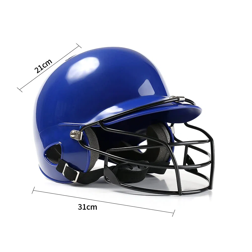Casco da baseball, comodo e traspirante, casco da baseball antiurto, casco da baseball professionale, protezione per il viso per bambini adulti