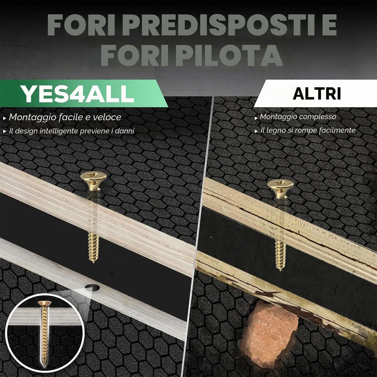 Yes4All Plyo Box 3 in 1 in legno, piattaforma pliometrica per allenamento di salto, scatole di salto per esercizi in palestra a casa e allenamento all'aperto
