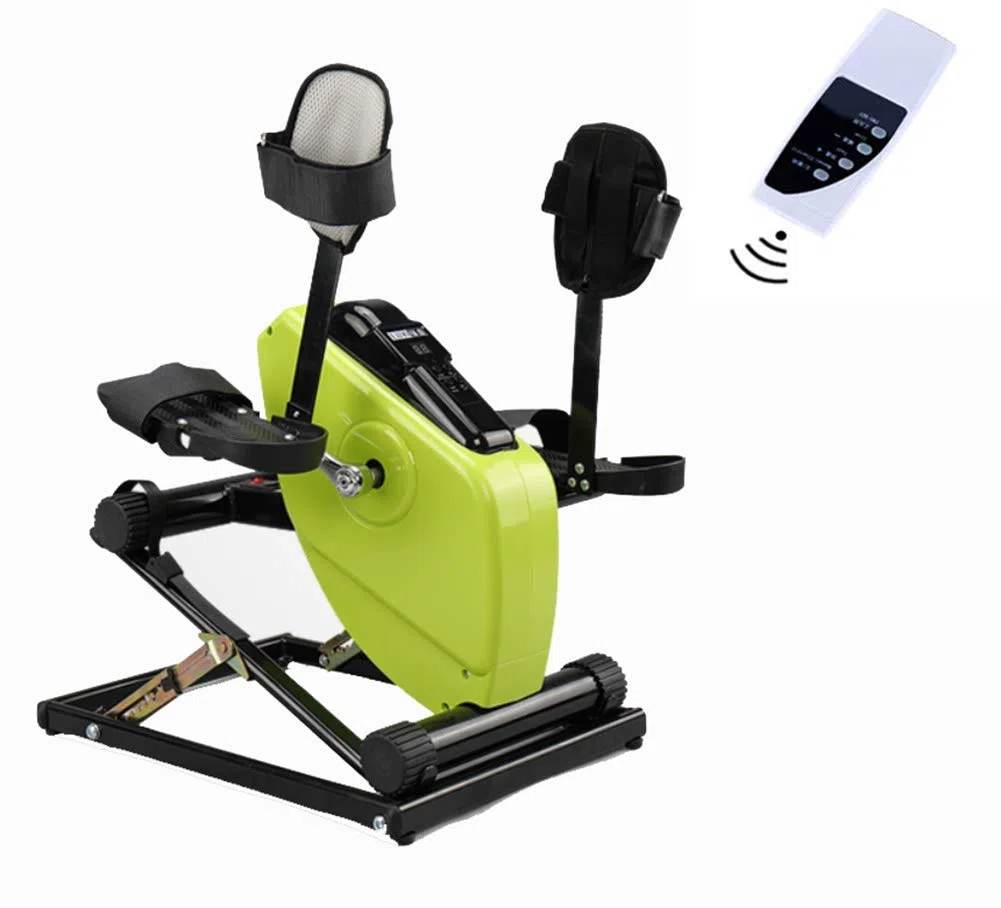 Pedale Elettrico Creativo, Monitor LCD e Telecomando, Cyclette e Pedale Ginnico, Venditore ambulante Medico per Recupero di Gambe, Braccia e Ginocchia, Esercizio Fitness, Palestra