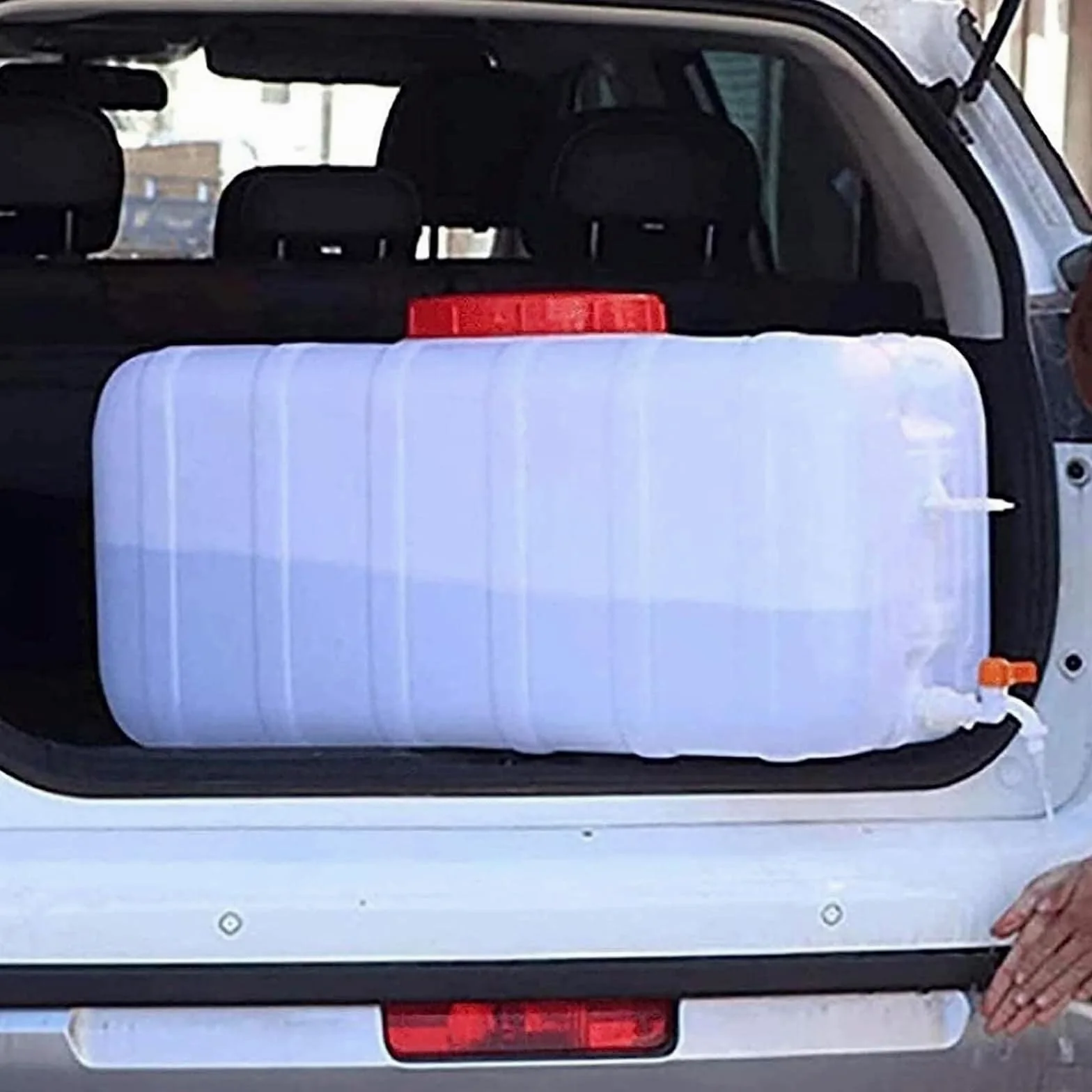 Serbatoio dell'Acqua Stoccaggio L'irrigazione Grandi Dimensioni Bianco, Campeggio Auto Portatile, Plastica Acqua Pura