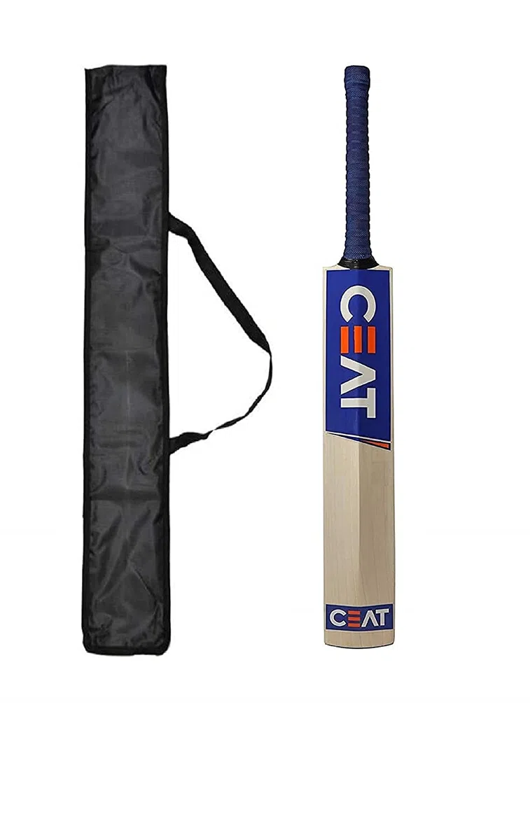 New Solid Popular Willow Cricket Bat with Tennis Ball and Bat Cover for All Tennis Balls Full Size…