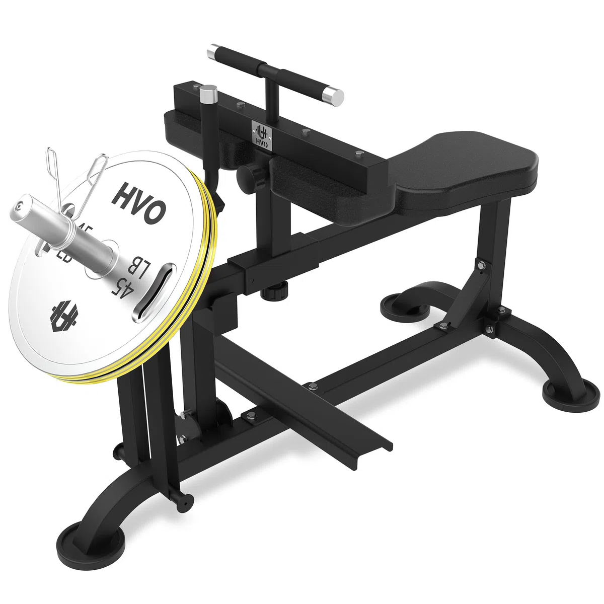 HVO Macchina per polpacci seduti: Attrezzo da allenamento per le gambe a casa in posizione seduta Seated Calf Raise Machine