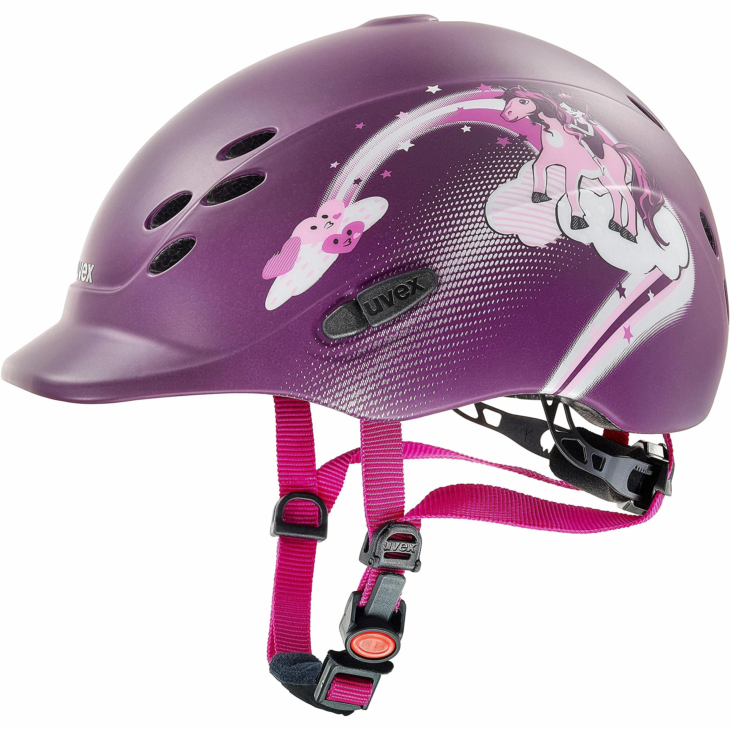 Uvex Onyxx, Casco da Equitazione Unisex Bambini