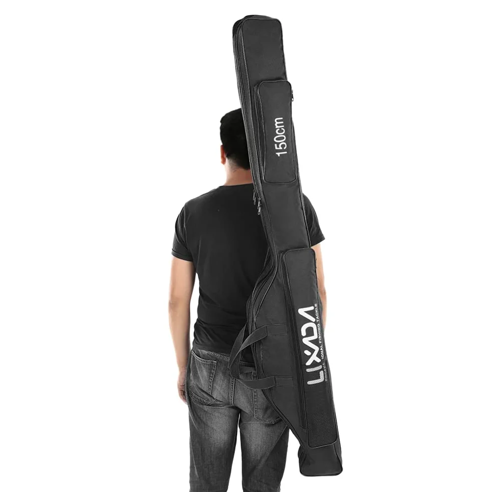 Borsa da pesca, 170 cm, portatile, pieghevole, per canna da pesca, attrezzatura da pesca, borsa da viaggio, organizer