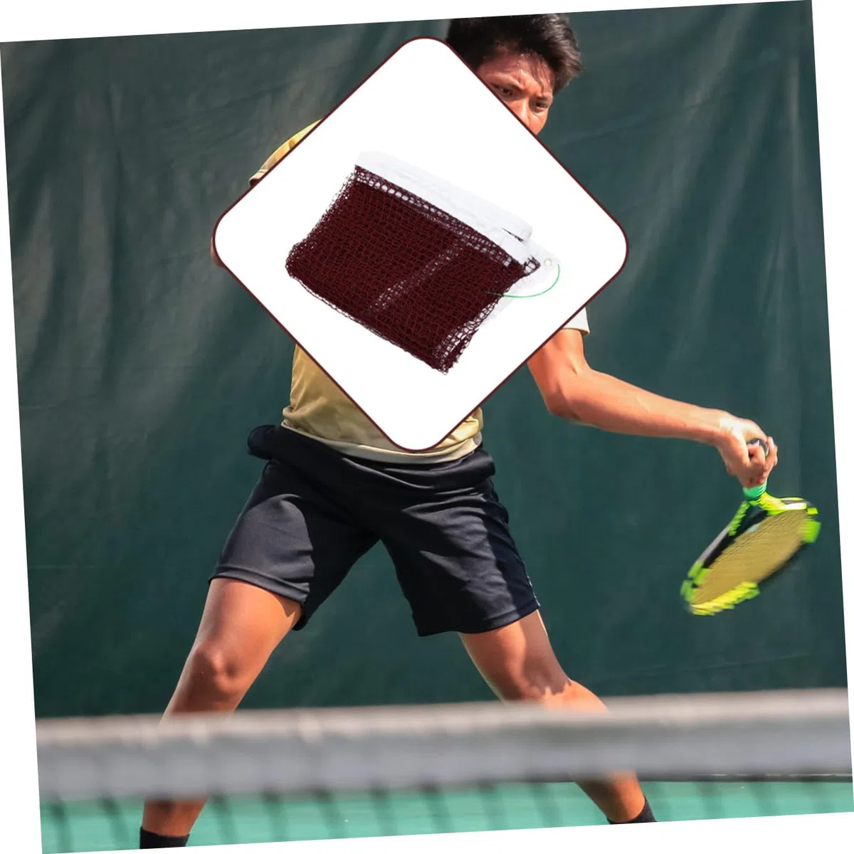 KOMBIUDA Badminton Portatile Per e Resistente Per Allenamenti All e Divertimento Facile Trasportare e Installare