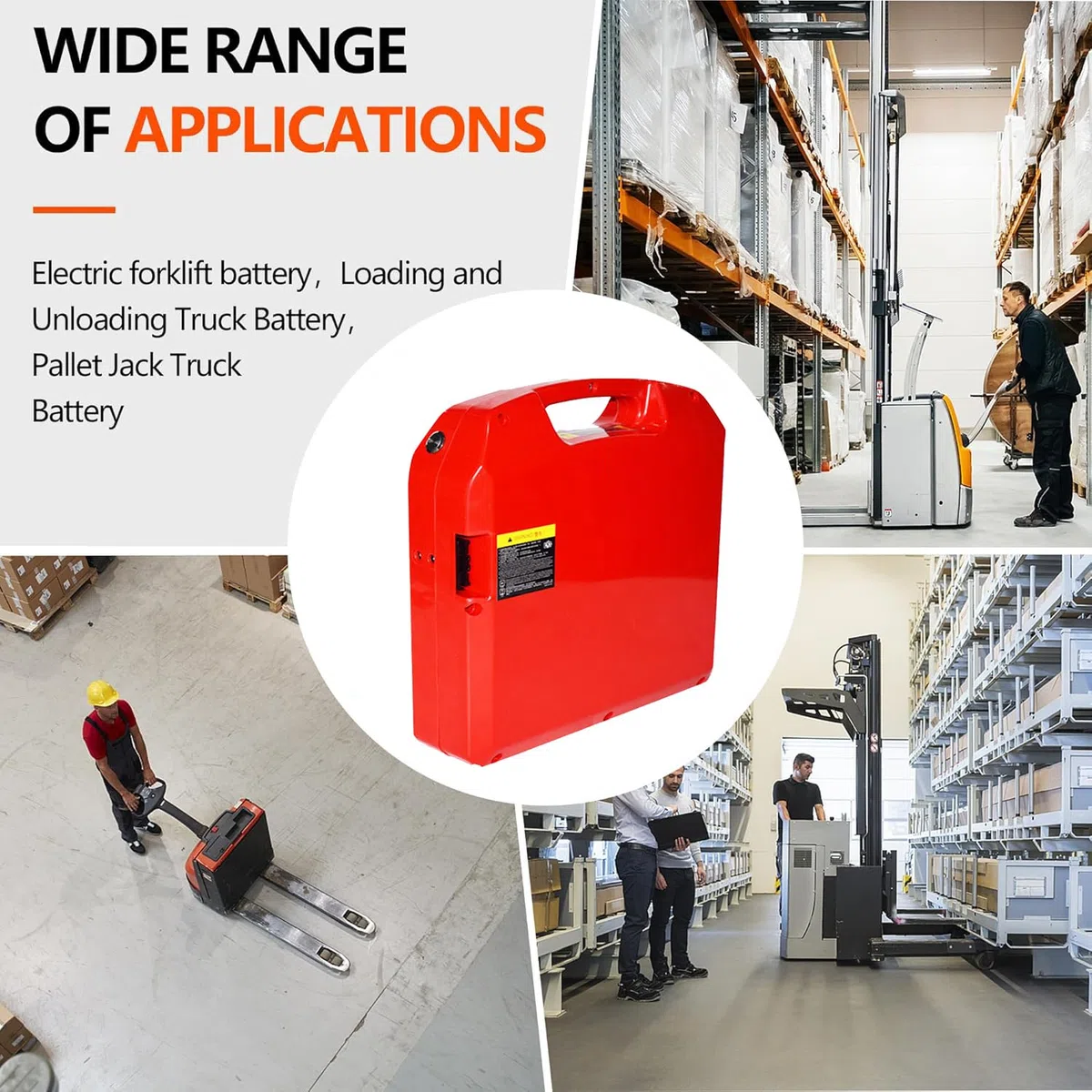 Batterie al Litio per carrelli elevatori elettrici da 24 V 20 Ah 30 Ah 40 Ah 60 Ah e batterie per transpallet da 48 V 20 Ah 30 Ah per Motori CBD15J/20J.