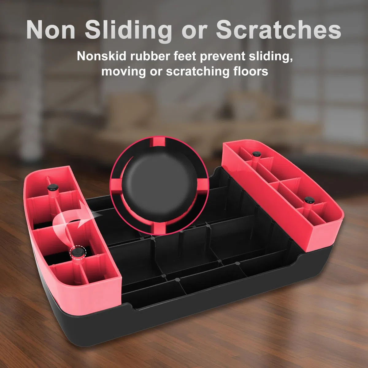 Stepper aerobico regolabile in altezza a 2 livelli per fitness ed esercizio, con 2 rialzi regolabili da 10 cm a 15 cm