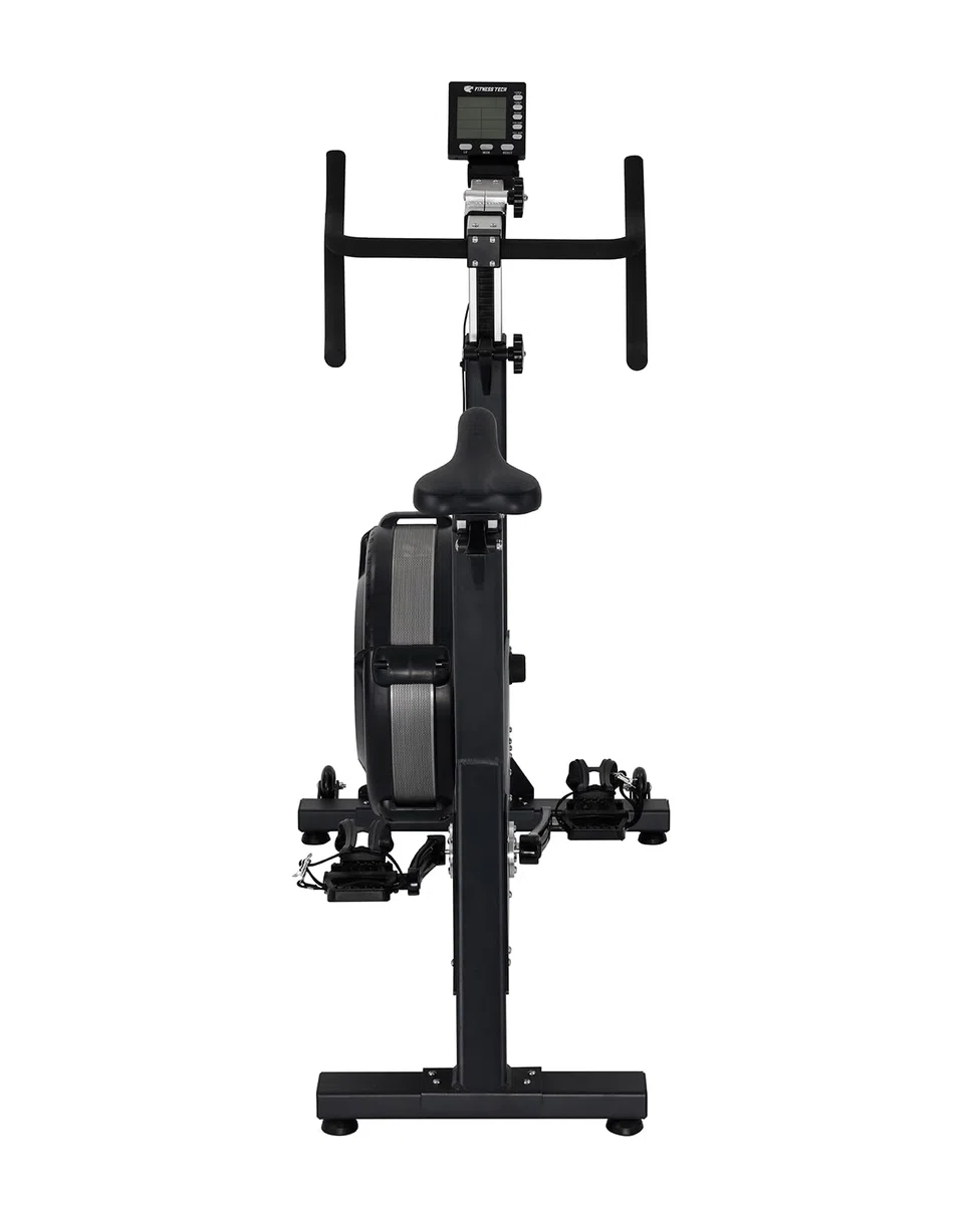 Air Bike Cross Trainer con Resistenza ad Aria e 10 Livelli | Assault Bike Home Gym con Display Bluetooth, Cardio Total Body fino a 300 kg