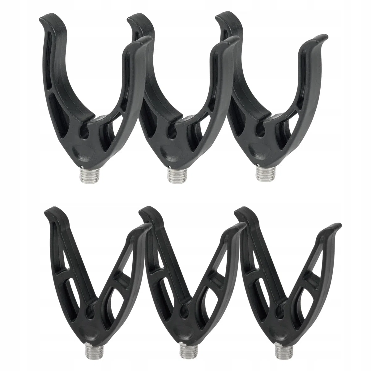 A&N Rod Pod per 3 canne – Supporto per canna da pesca regolabile 75 – 124 cm, robusto supporto per canna da pesca con filettatura universale per indicatore di morso, inclusa borsa per il trasporto
