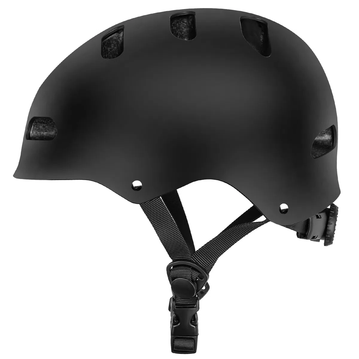 Casco da skater, per uomo, donna, robusto, per uso quotidiano, regolabile, unisex, per skateboard, scooter e BMX