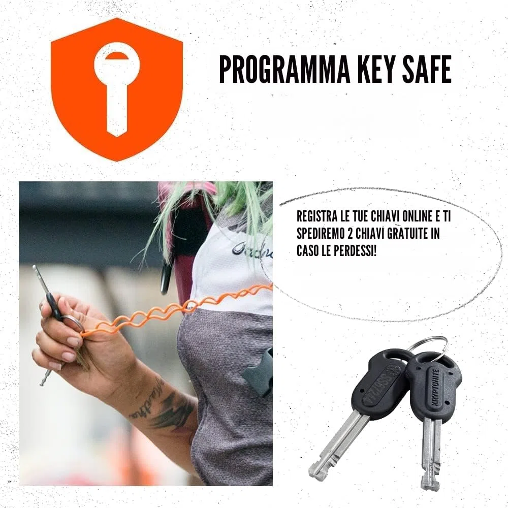 Kryptonite Keeper Folding Lock antifurto Bicicletta Pieghevole Nero