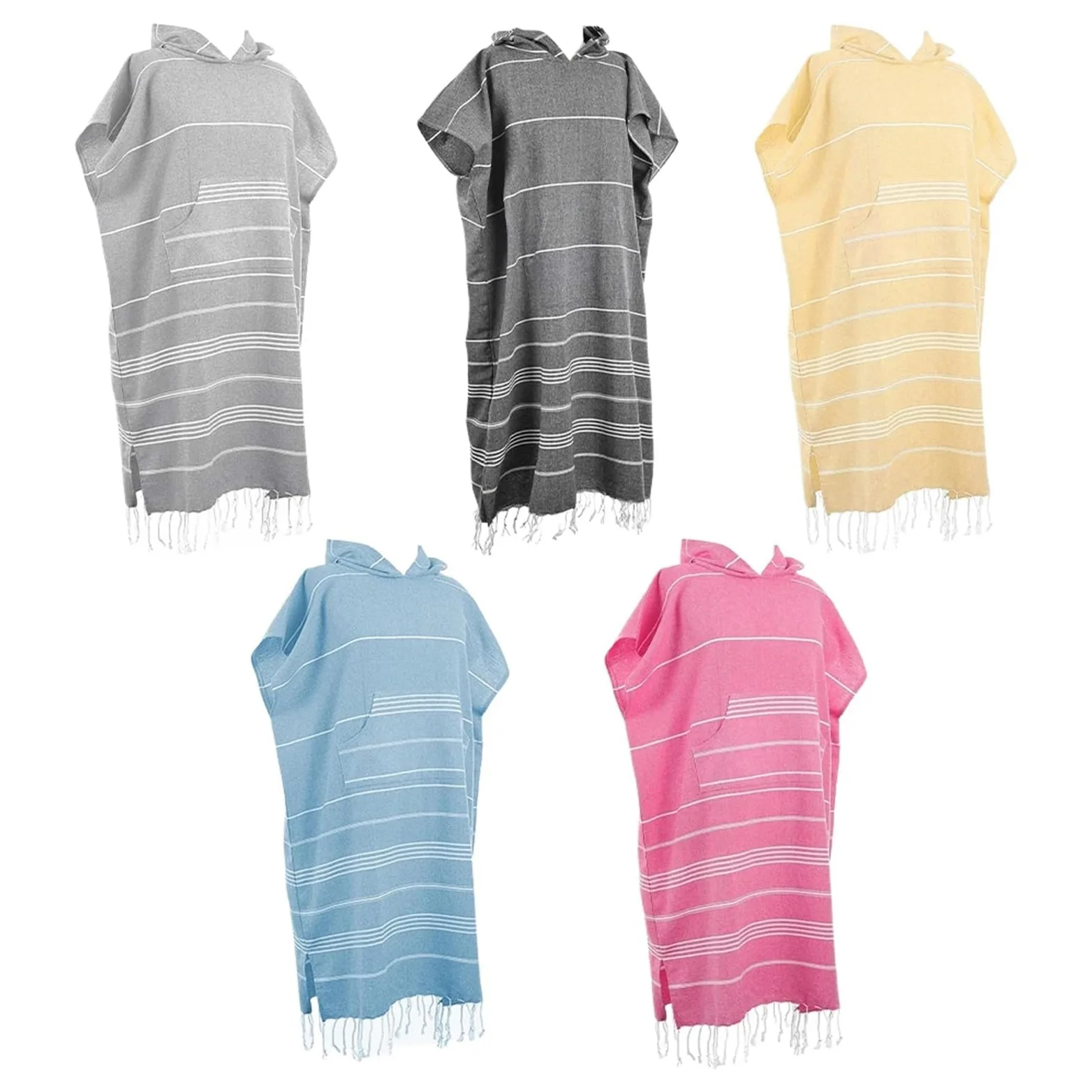 Poncho da surf con cappuccio, 120x90 cm, for uomo e donna, for nuotare, spiaggia, viaggi, asciugatura rapida, accappatoio, mantello, asciugamano bagno per Spiaggia e Sport Acquatici(Dark grey)