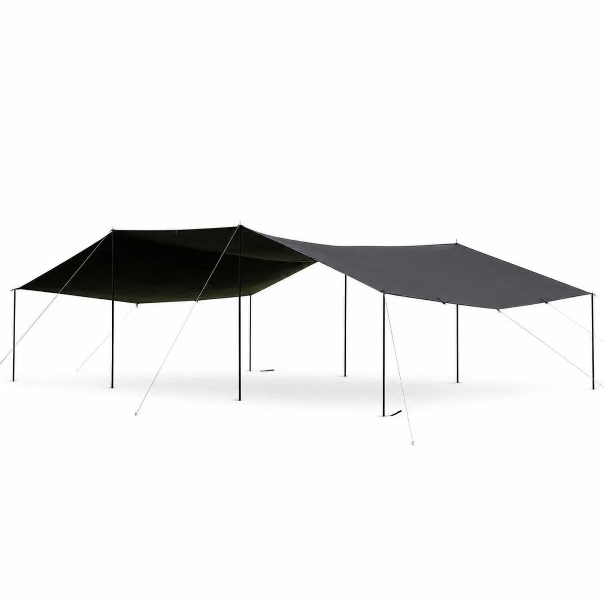 Tarp da Campeggio Impermeabile, color to 4 | in Ferro Rinforzato, Antipioggia Campeggio, Eventi Sportivi Esterni, Per Appassionati Outdoor