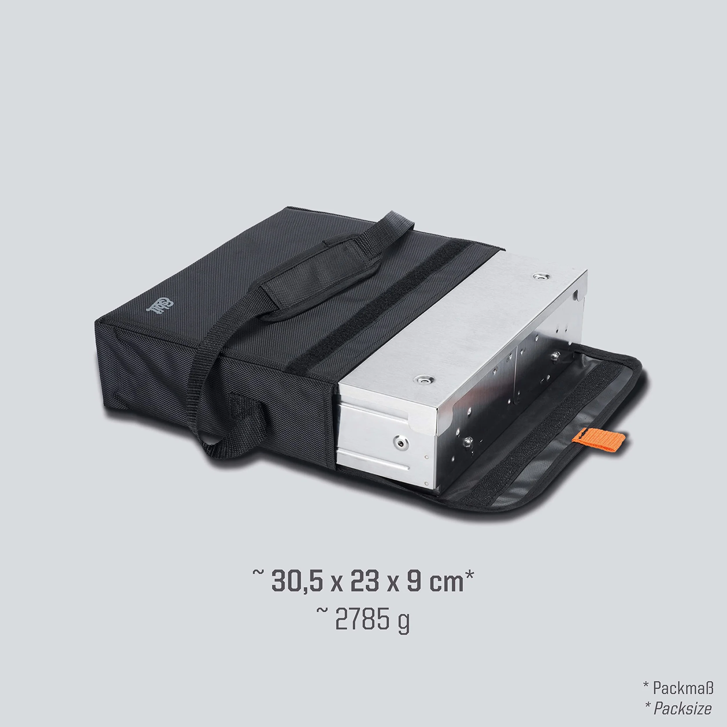 Esbit Griglia a Carbonella BBQ300S | Acciaio Inox | 3 Niveles | Cucina da Trekking | Accamparsi | Grigliate all'aperto