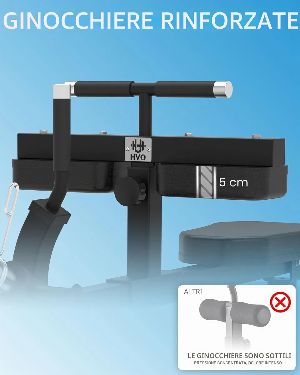 HVO Macchina per polpacci seduti: Attrezzo da allenamento per le gambe a casa in posizione seduta Seated Calf Raise Machine