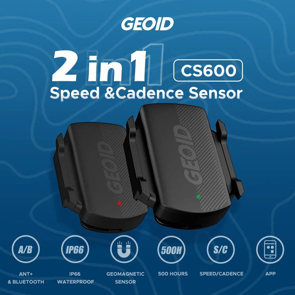 Pack contachilometri bici GEOID CC700 + supporti CS600 + HS500 combo CyclingGPS