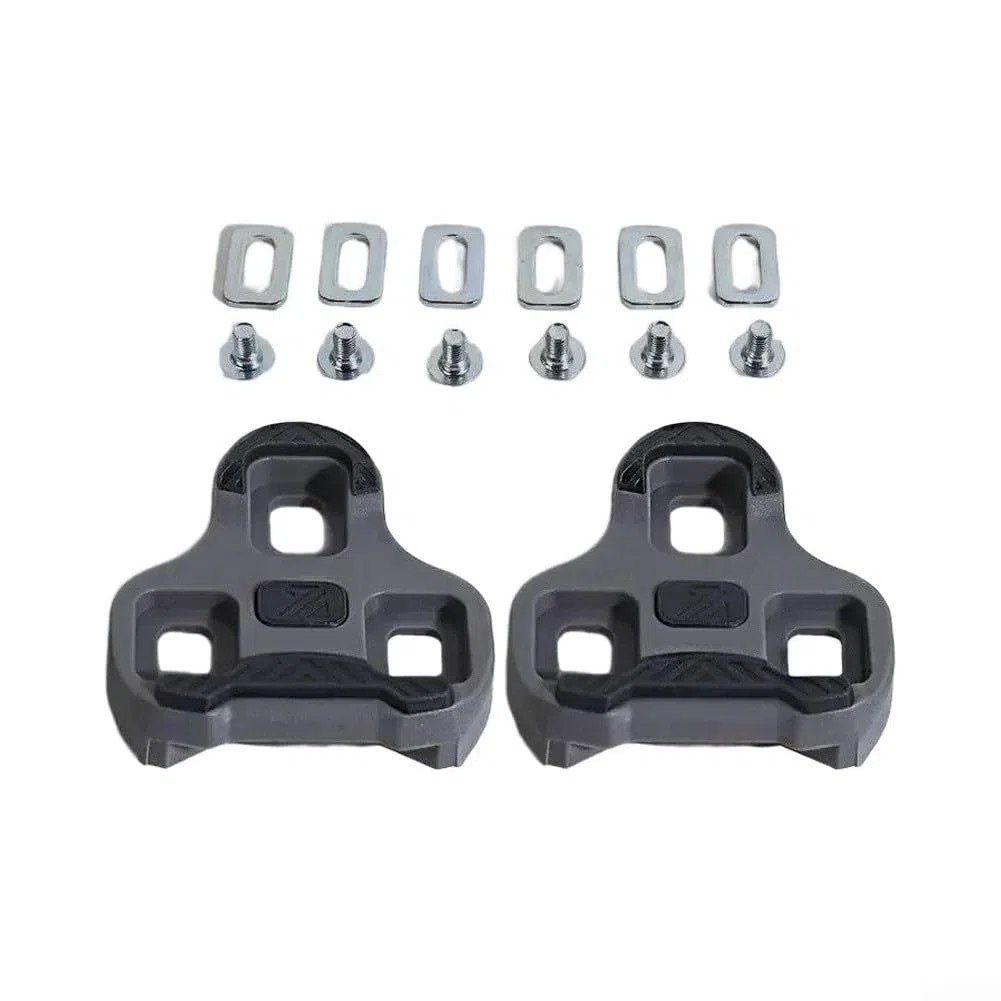 Tacchette per Pedali da Bicicletta, Sistema a 3 Fori per Bici da Strada, Angolo di flottaggio 0/4.5/9, per Scarpe e Biciclette da Mountain Bike.