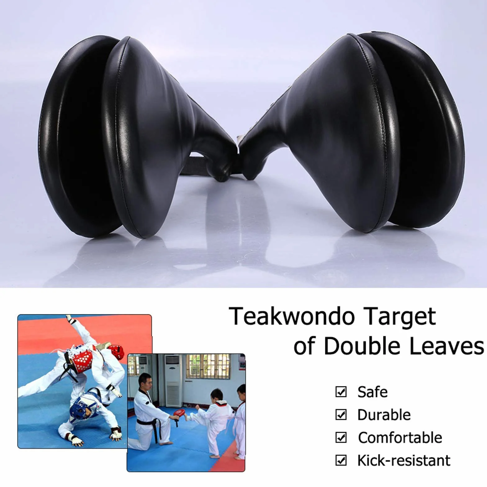Demeras Tampone Taekwondo Tampone Pad Durevole Applicabile nella Pratica di Battuta di Arti Marziali del Taekwondo