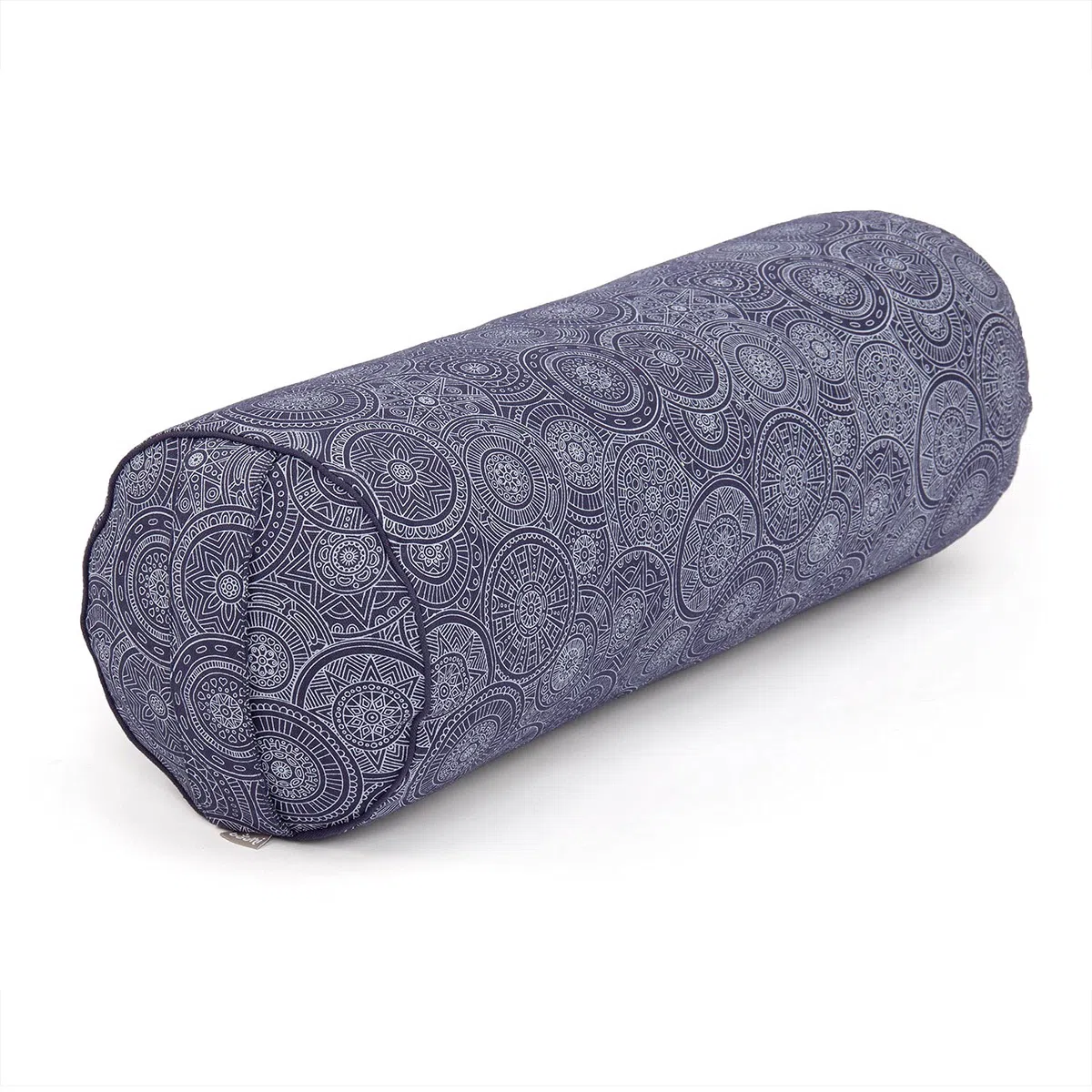 Bodhi Cuscino Bolster per Yoga Ø 23 cm | Maharaja Collection | Rivestimento Rimovibile e Lavabile in 100% Cotone | Rullino Yoga con Imbottitura di Farro Bio | Cuscino Yoga per Yoga Restaurativo & Yin