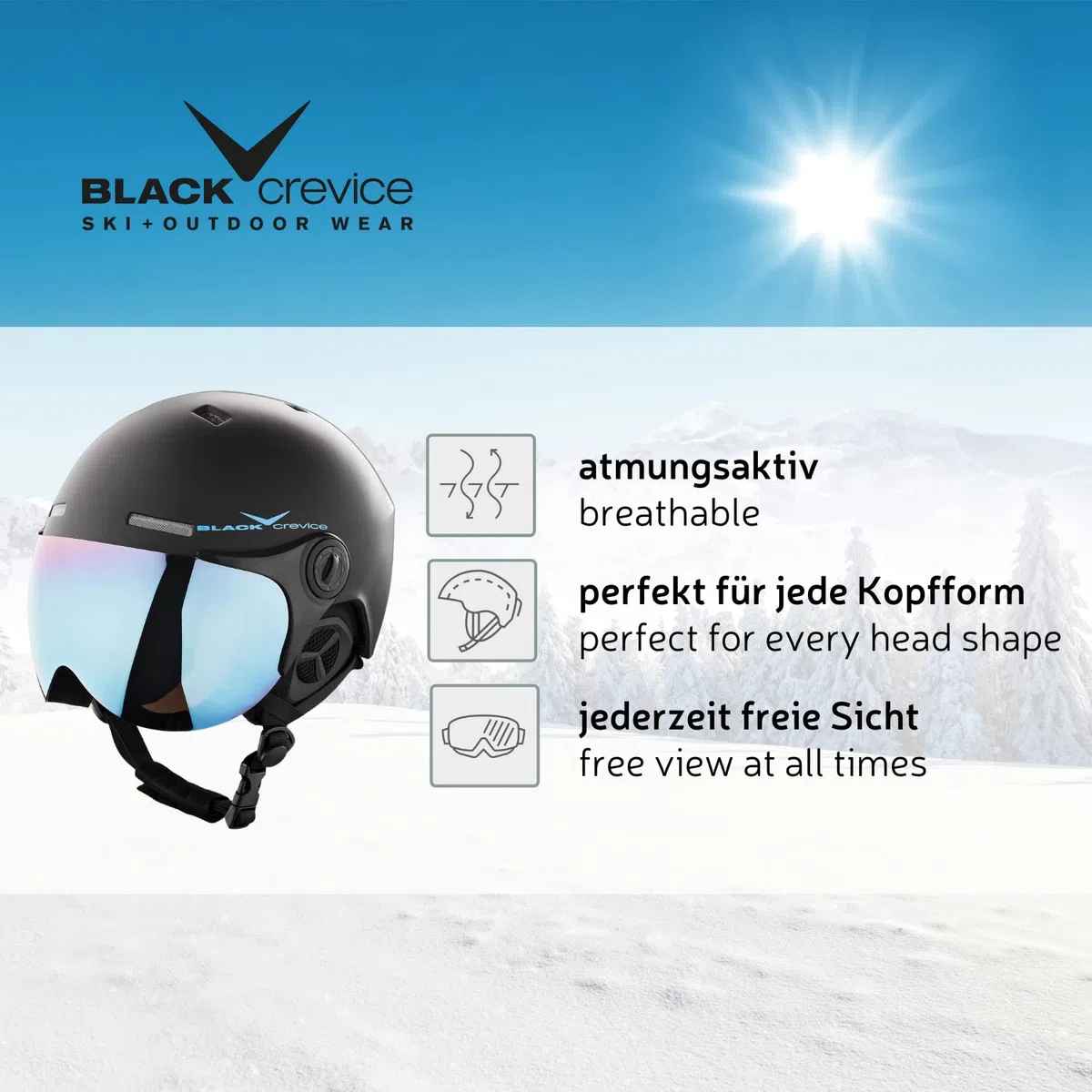 Black Crevice - Casco da Sci