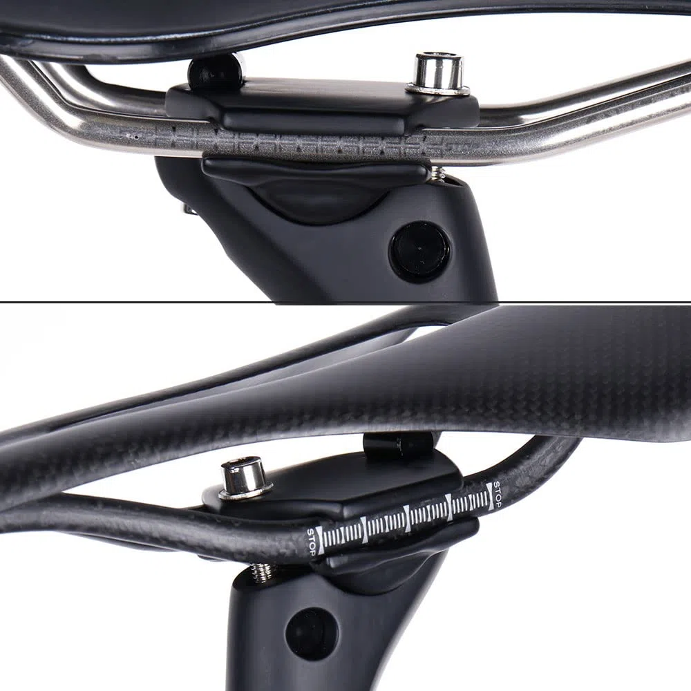 Reggisella Reggisella MTB in Carbonio 31.6/30.9/27.2/Offset 20mm Reggisella Bici da Strada Copertura Base in Fibra di Carbonio Canotto Sella Ammortizzato(27.2x400mm)