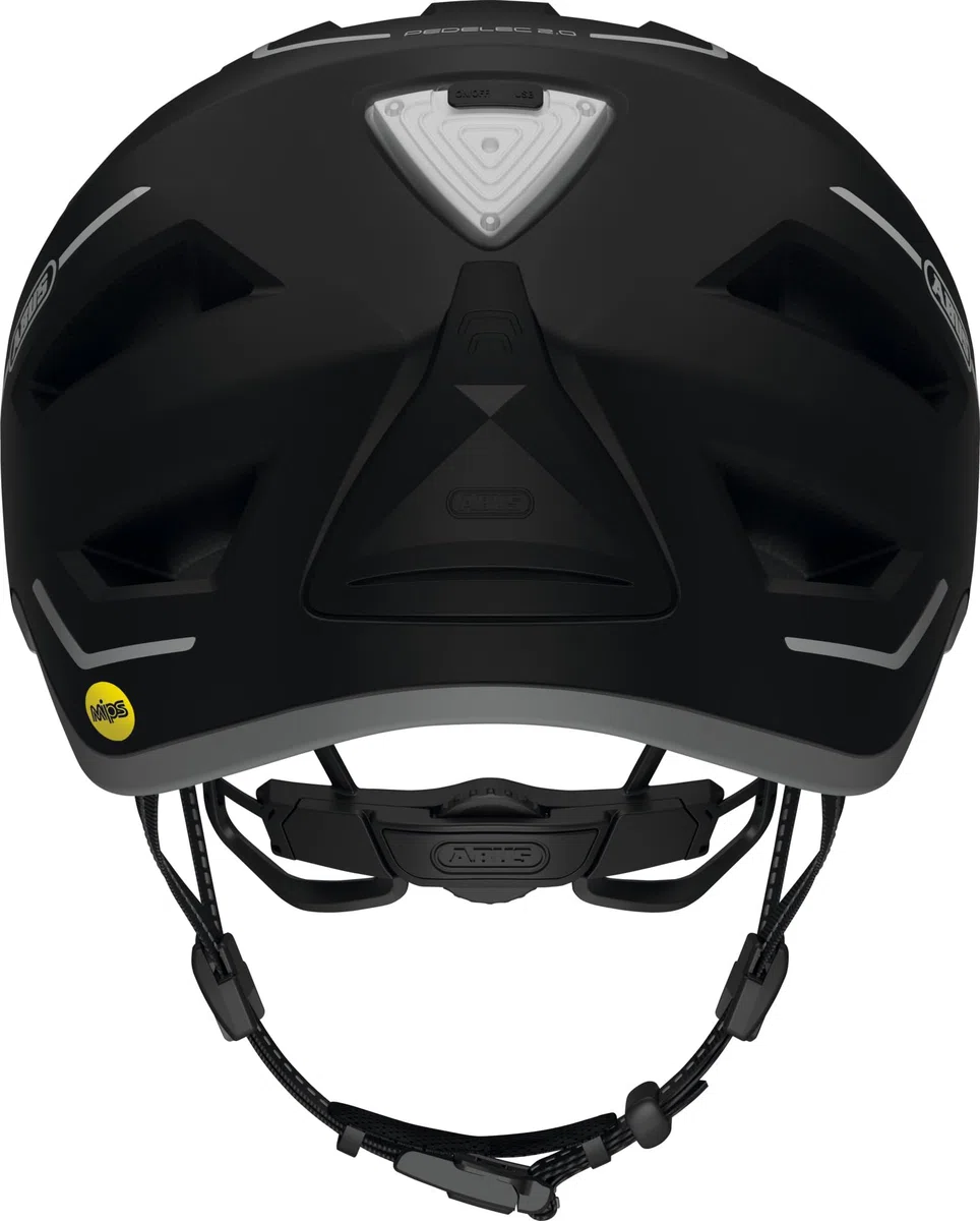 ABUS Pedelec 2.0 MIPS city - casco da bici con luce posteriore, visiera, parapioggia e protezione antiurto MIPS - per uomo e donna | Casco Unisex con MIPS, chiusura magnetica Fidlock, sistema Zoom Ace e luce LED a 180 gradi