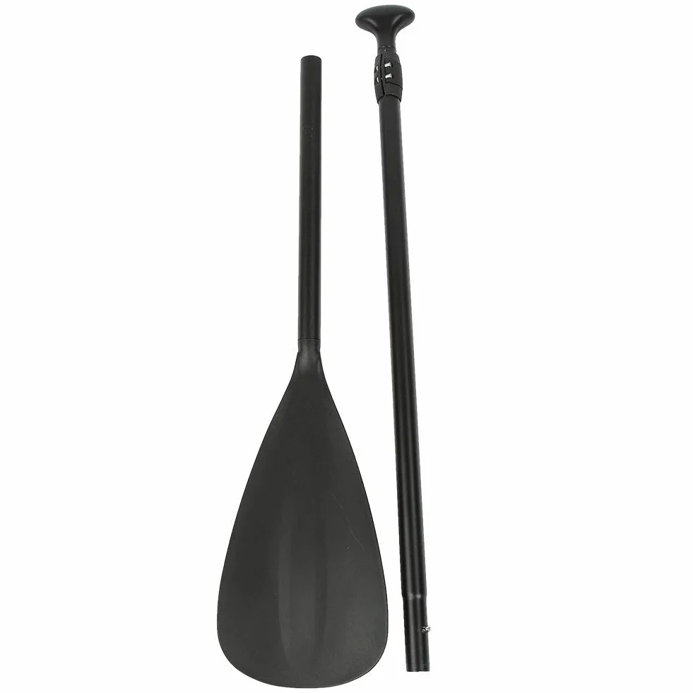 Tbest Pagaia telescopica per pagaia in Alluminio Removibile Pagaia Removibile Stand up Paddle per Kayak da Surf, Nero