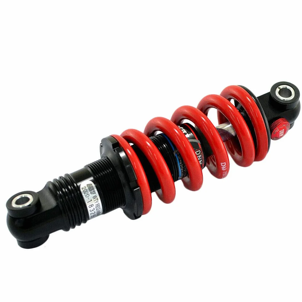 DNM Molla elicoidale DV22AR per mountain bike, ammortizzatore posteriore, 165 x 35 mm, molla elicoidale rossa, ST1946