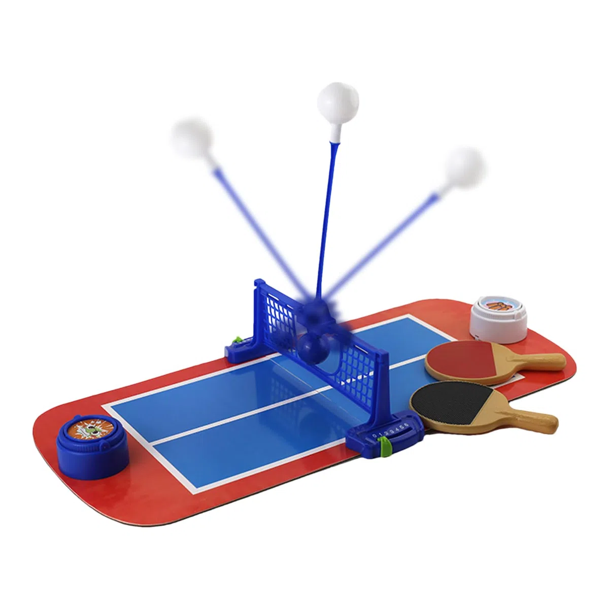 Set da Pong Portatile Set Racchette Portatile | Interattivo Genitori e Bambini per Sviluppare Abilità Motorie e Libero in Casa e in Viaggio