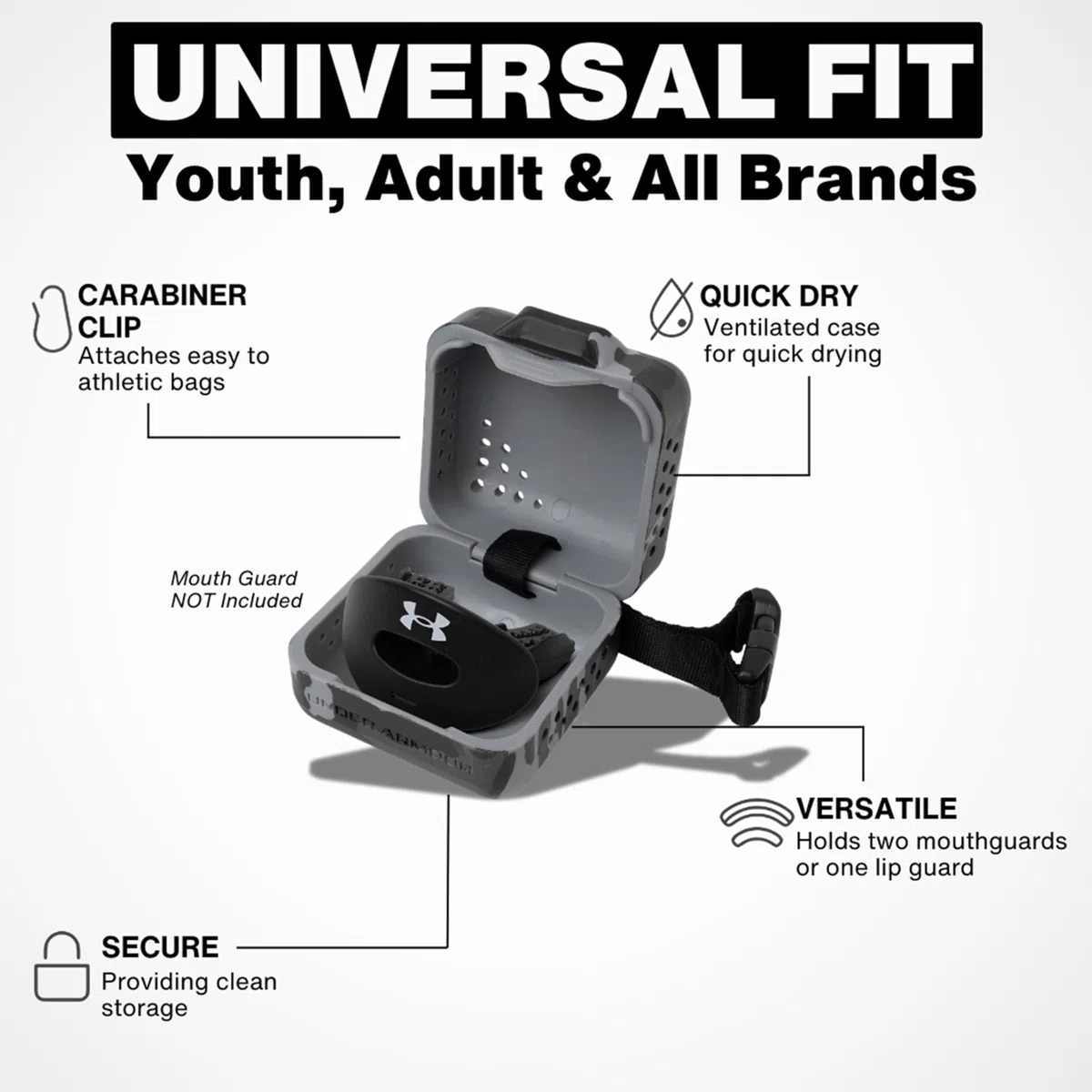 Under Armour Paradenti, paradenti, paradenti, paradenti, per adulti, colore nero
