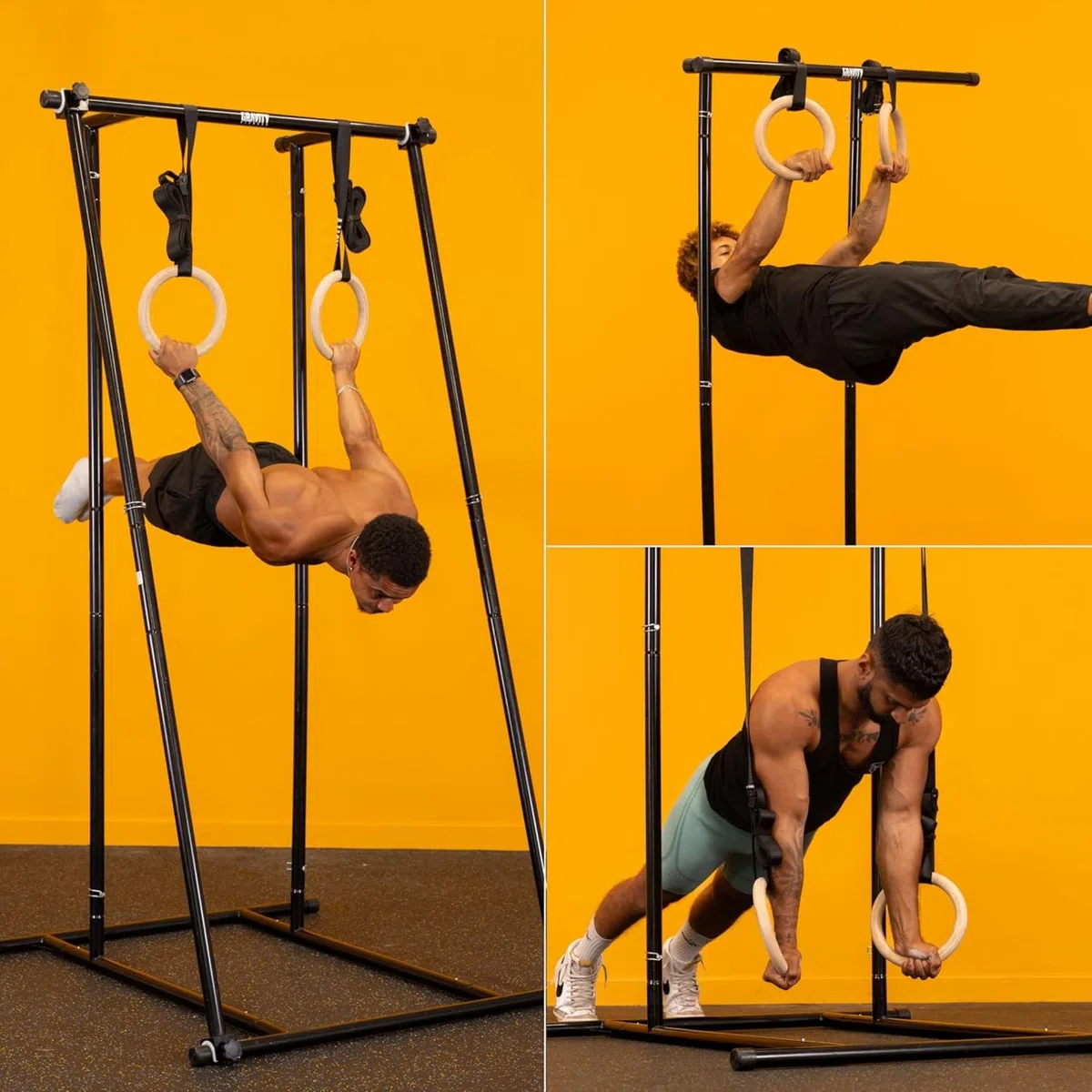 Gravity Fitness Anelli da Ginnastica in Legno