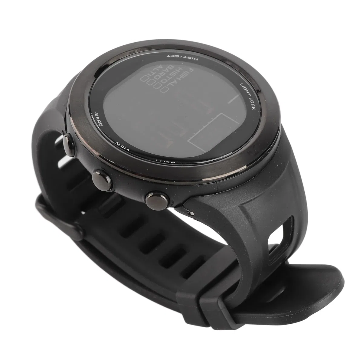 Orologio Barometro da Pesca, Altimetro da Esterno Multifunzionale, Orologio da Pesca con Monitoraggio di 6 Punti di e Pressione dell'aria 24 Ore su 24, Ideale per Accessori Regalo per i
