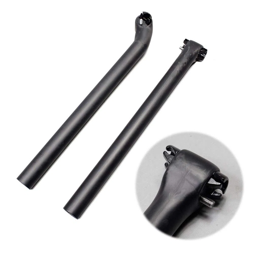 Reggisella per Bicicletta Fibra del Carbonio della Bicicletta Sedile/reggisella/Bicicletta sede Rod 5/25 Grado Bike Seatpost 27.2/30.8/31.6 Reggisella Telescopico