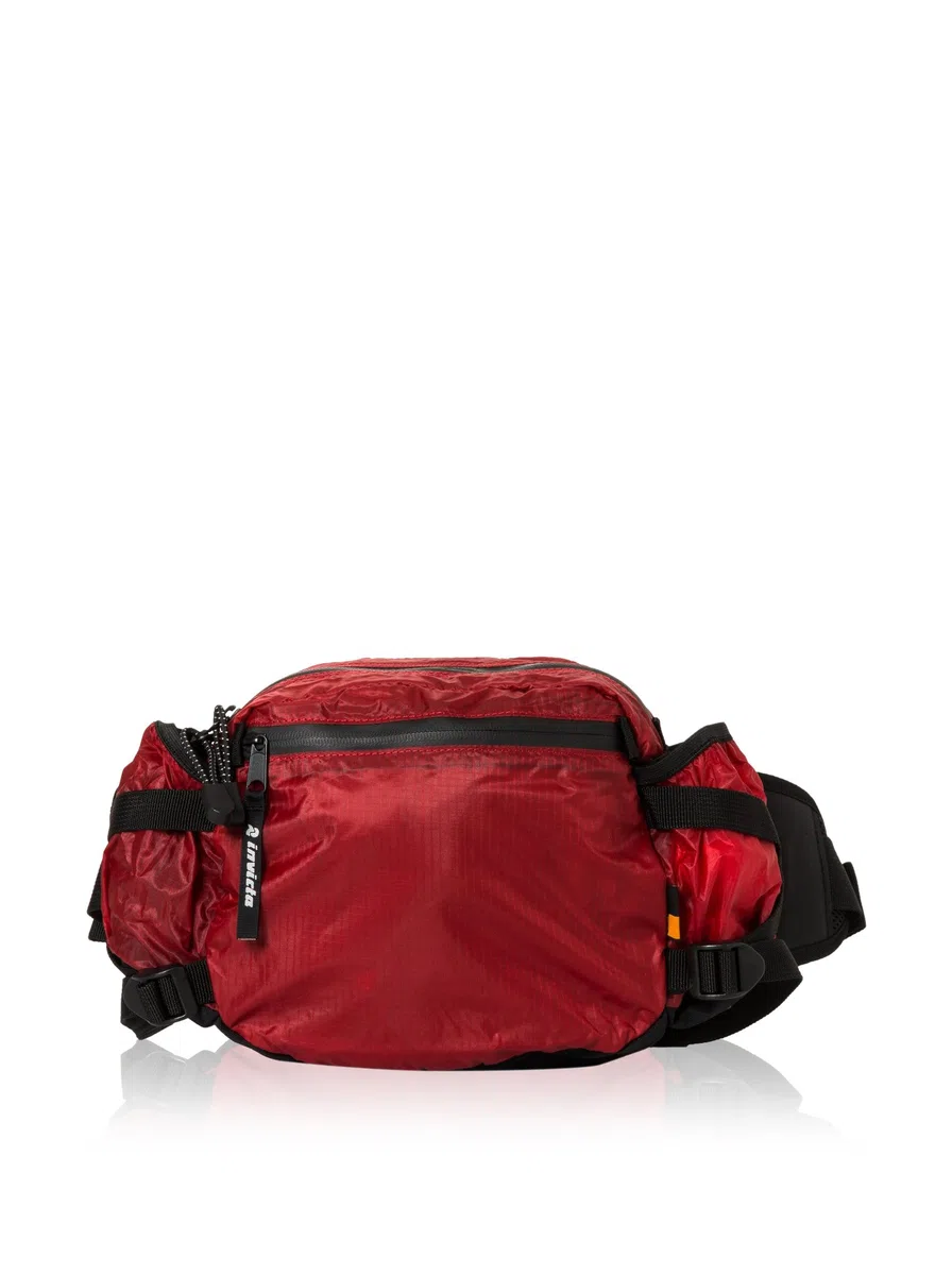 Invicta Marsupio Invicta, Rosso, Sportivo, Outdoor y Tempo Libero, Tessuto Impermeabile, Portachiavi Interno